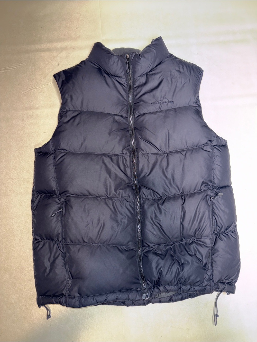 Eddie Bauer Black Quilted Down Vest